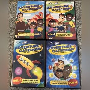 Kid's Adventure Catechism Brother Francis DVD Bundle Catholic Pre-K - 5th Grade